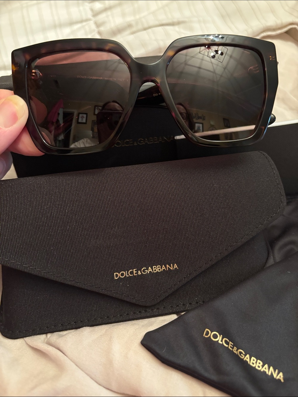 Dolce & Gabbana Women's Tortoiseshell Square Sunglasses - Havana